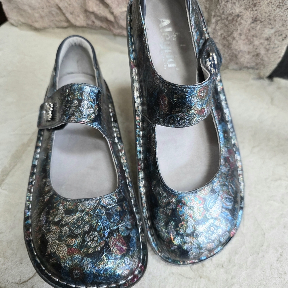 Alegria PAL-464 NWOT Mary Jane's Nurse Work Shoes Multicolor Size 8.5-9 Women's - Picture 6 of 11